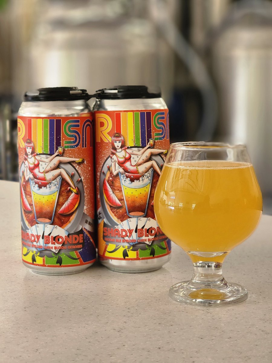 prismbeer's tweet photo. Packaging day means Shady Blonde is back! Stay tuned to find out where you can get it.  Meanwhile,  have your favorite retailer bring it in by emailing get@prismbeer.com https://t.co/sM4vlJWGAV