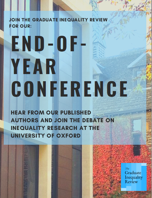 Trinity College (@trinityoxford) on Twitter photo One of our <a href="/TrinityMCR/">Trinity College MCR</a> members and <a href="/whtrust_ox/">Weidenfeld-Hoffmann Trust</a> scholars Rai Sengupta has been part of the editorial team at the Graduate Inequality Review, a venue for debate and discussion on inequality. Join their end of year conference on 9 June:
👉graduateinequalityreview.com/rsvp.html One of our <a href="/TrinityMCR/">Trinity College MCR</a> members and <a href="/whtrust_ox/">Weidenfeld-Hoffmann Trust</a> scholars Rai Sengupta has been part of the editorial team at the Graduate Inequality Review, a venue for debate and discussion on inequality. Join their end of year conference on 9 June:
👉graduateinequalityreview.com/rsvp.html
