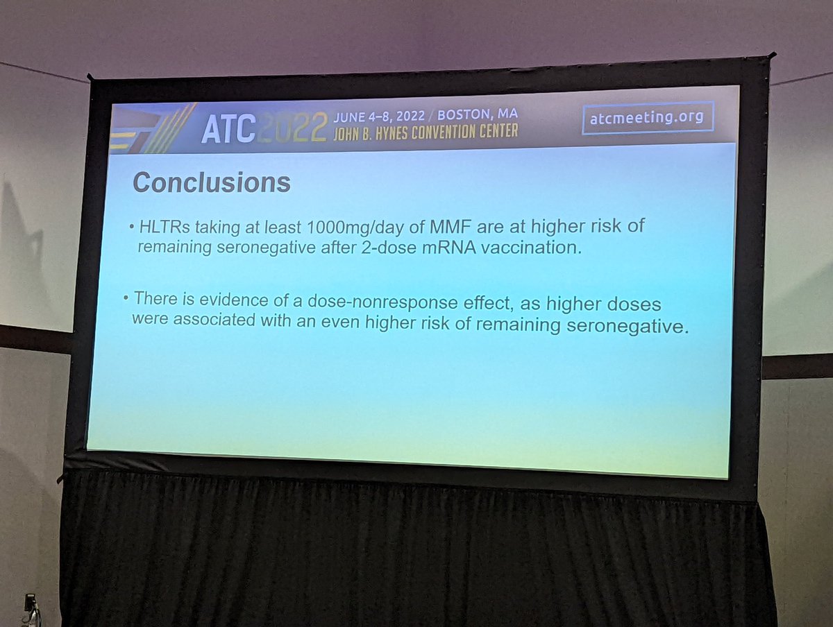 Jennifer Alejo, MD (@jenlalejo) on Twitter photo <a href="/jonathanmitch_/">Jonathan Mitchell</a> nice work Dr Mitchell presenting findings from our obs study examining MMF dose effect on SARS-CoV-2 vaccine Ab response 💉 #ATCBoston2022 <a href="/Dorry_Segev/">Dorry Segev</a> <a href="/HIV_TID/">William Werbel MD PhD</a> Maybe a modifiable risk factor... <a href="/jonathanmitch_/">Jonathan Mitchell</a> nice work Dr Mitchell presenting findings from our obs study examining MMF dose effect on SARS-CoV-2 vaccine Ab response 💉 #ATCBoston2022 <a href="/Dorry_Segev/">Dorry Segev</a> <a href="/HIV_TID/">William Werbel MD PhD</a> Maybe a modifiable risk factor...