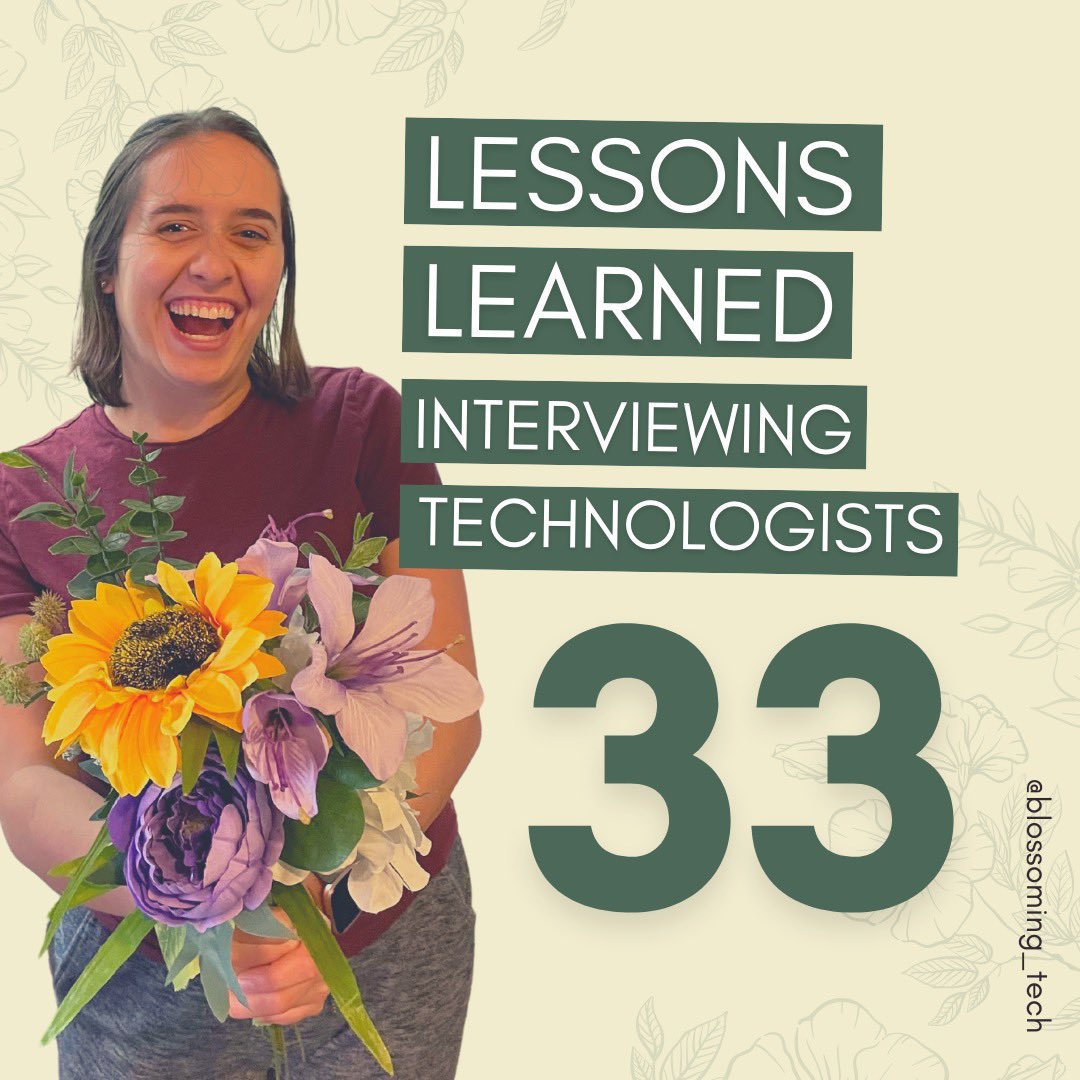 blossoming_tech's tweet photo. Beyond excited to announce S3 of Blossoming Technologist is live! In this ep, I talk through changes in S3 &amp; 6 lessons learned from interviewing technologists on the pod. Check it out! https://t.co/uN6uhSvNdX 
#tech #podcast #techpodcast #podcaster https://t.co/6MiHSsjsuZ