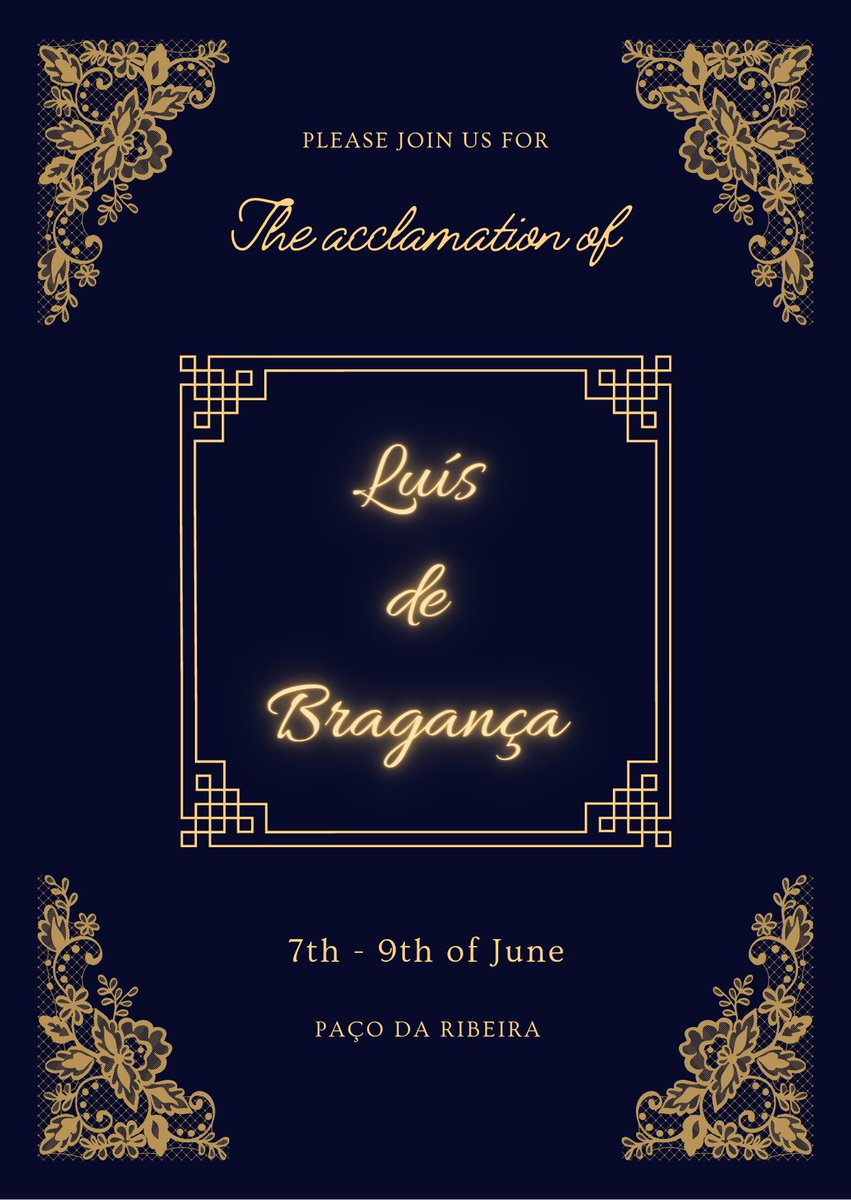 Not a traditional coronation but still a celebration!

Portugal is open to all who wish to celebrate his accession to the throne. Balls, operas, parades, there's sure to be something for everyone.

Use #CelebrateTheDragon and have fun!
