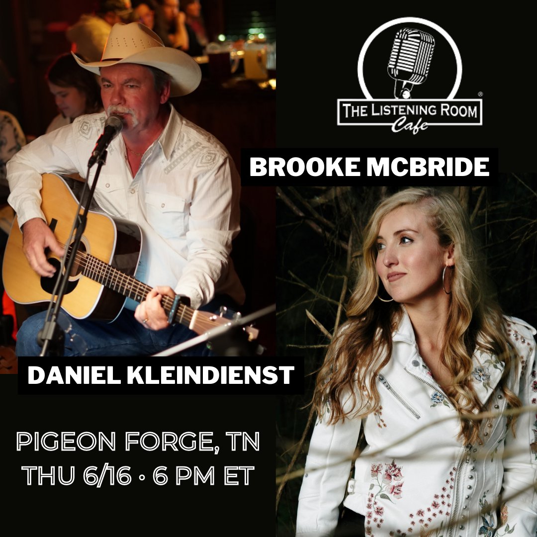 Catch Banner Music's Daniel Kleindienst <a href="/listeningroom/">Listening Room Cafe</a> in Pigeon Forge, TN Thursday 6/16 at 6 PM ET with <a href="/brookemcbride/">Brooke McBride</a>!

loom.ly/v4YDBCM
