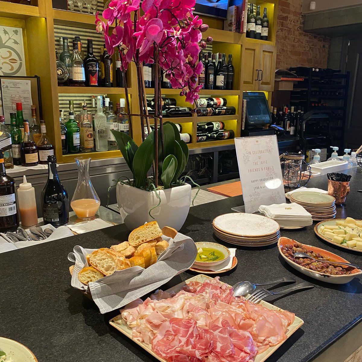 We hosted a lovely #graduationparty for the twin daughters of very dear friends of ours!!! Did you know that you can do a full #buyout of San Lorenzo to throw a #party? Contact us today! 🎉 #sanlorenzodc #dc #italian #buono #italianfood #dcdining #dcfood #shawdc #dineinshaw