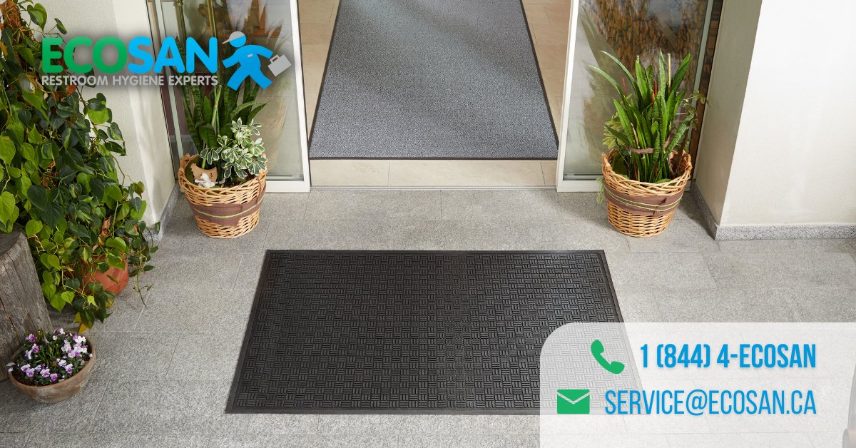 ECOSAN Hygiene provides facilities of all kinds with high-quality floor mats, paper products and more on a consistent, regular basis. For more information, request a quote today! ecosan.ca/get-a-quote