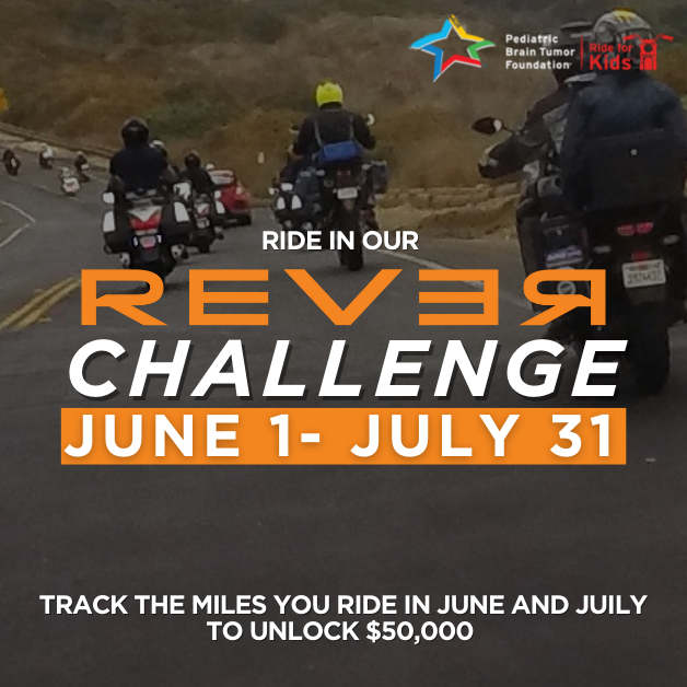 The Ride for Kids <a href="/REVERMOTO/">REVER</a> Challenge is LIVE! 

Download the app, track your miles, #RideforKids, and unlock funds! 🏍️ 

Throughout June and July GEICO motorcycle &amp; Comoto will donate 5 cents for every mile ridden up to $50,000.

🔗 rever.co
