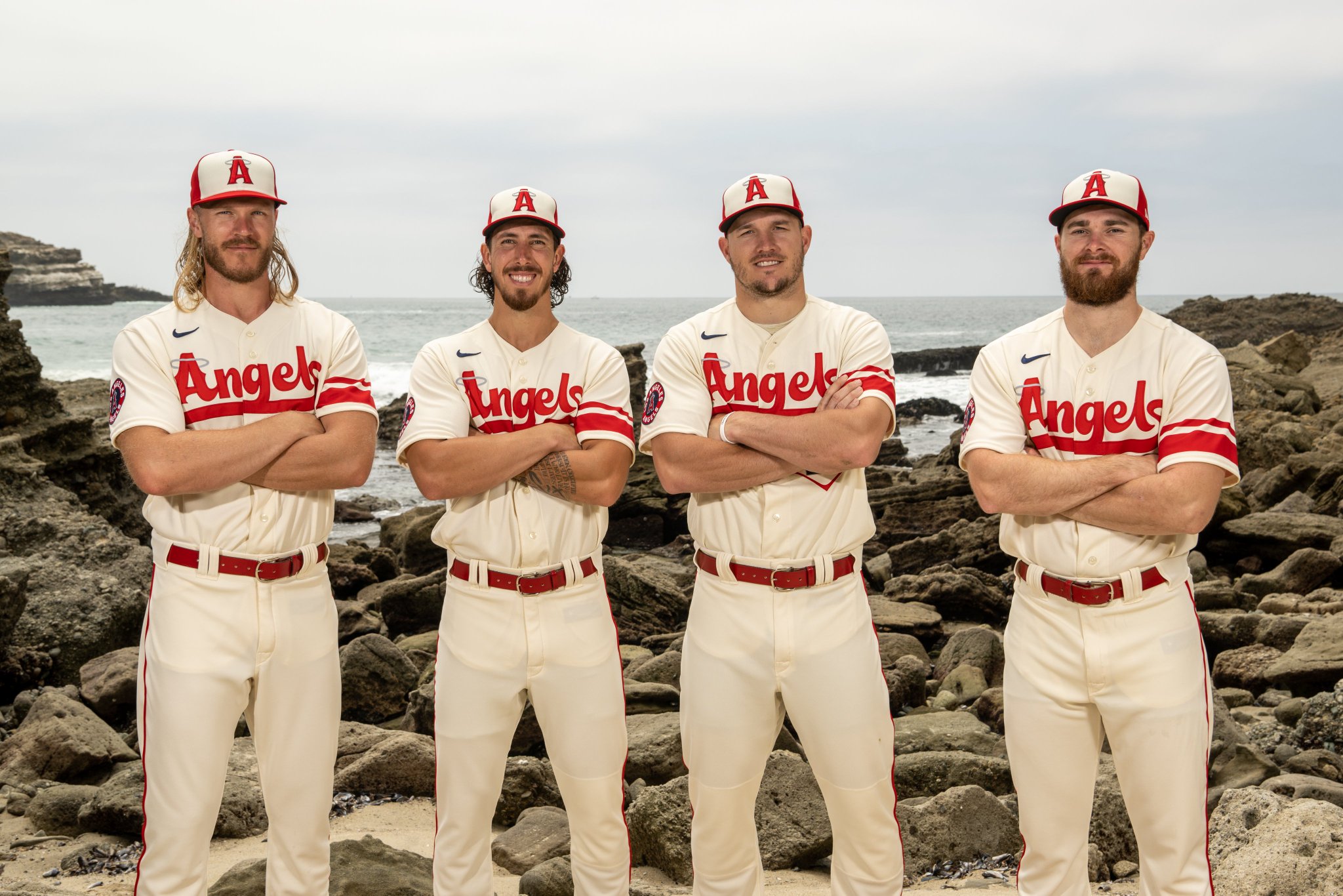 MLB on X: Surf's up, dude. 🤙 The @Angels City Connect jerseys are  stellar.  / X