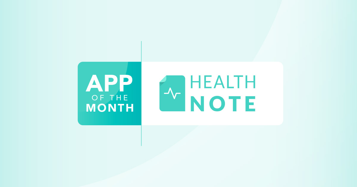 VeradigmNetwork's tweet photo. Introducing our June App of the Month featuring Health Note. Learn more and register for a webinar on June 29: https://t.co/dfFMGFXNWl https://t.co/cD3KlUwdrs