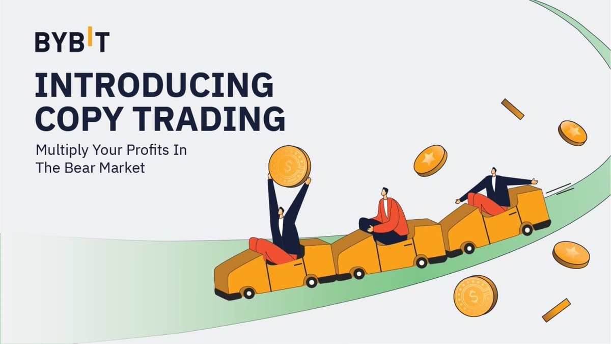 📣 Introducing Bybit Copy Trading! 📣 

Copy Trading is a portfolio management tool that allows traders to copy trades executed by other expert investors in the markets.

Learn more 
t.me/BybitMalaysiaA…