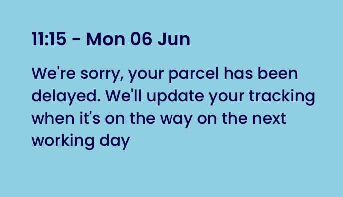 You can change the name all you want - it’s the god awful service we’d like to see changed ‘Evri’(Hermes). As bad, if not worse than ever….. 😡 #DelayedAgain