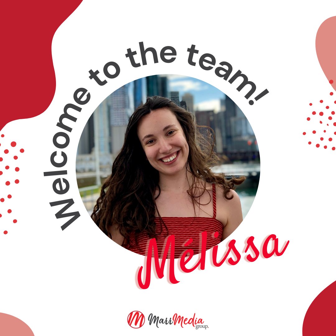 We are so excited to announce another new addition to our Marr Media Group family! ❤️ 

Melissa has a background in social media marketing and loves being creative while thinking outside the box. 

#thatsocialagency #MarrMediaGroup