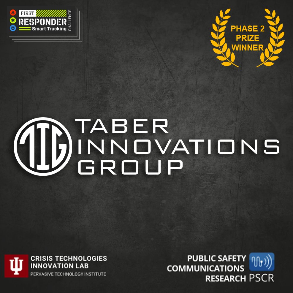 Taber Innovations Group is excited to announce we have now been selected as a Phase 2 winner of the <a href="/FRSTChallenge/">@FRSTChallenge</a> hosted by <a href="/NIST/">National Institute of Standards and Technology</a> and <a href="/iuctil/">IU CTIL</a> ! 

Our team is eager to showcase the life saving capabilities of our patented <a href="/OverwatchLoc/">Overwatch Locator</a>  product line in the coming months!