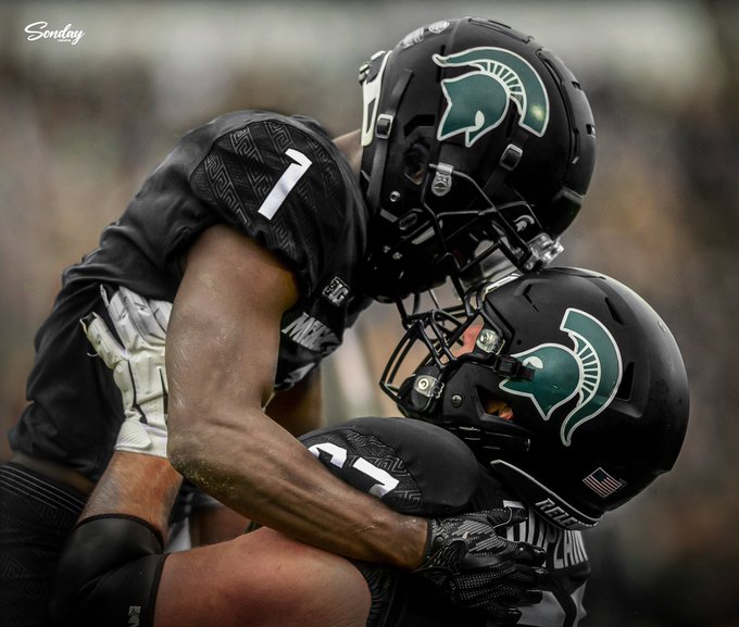 Michigan State Football Black Alternate Uniform Needs To Happen