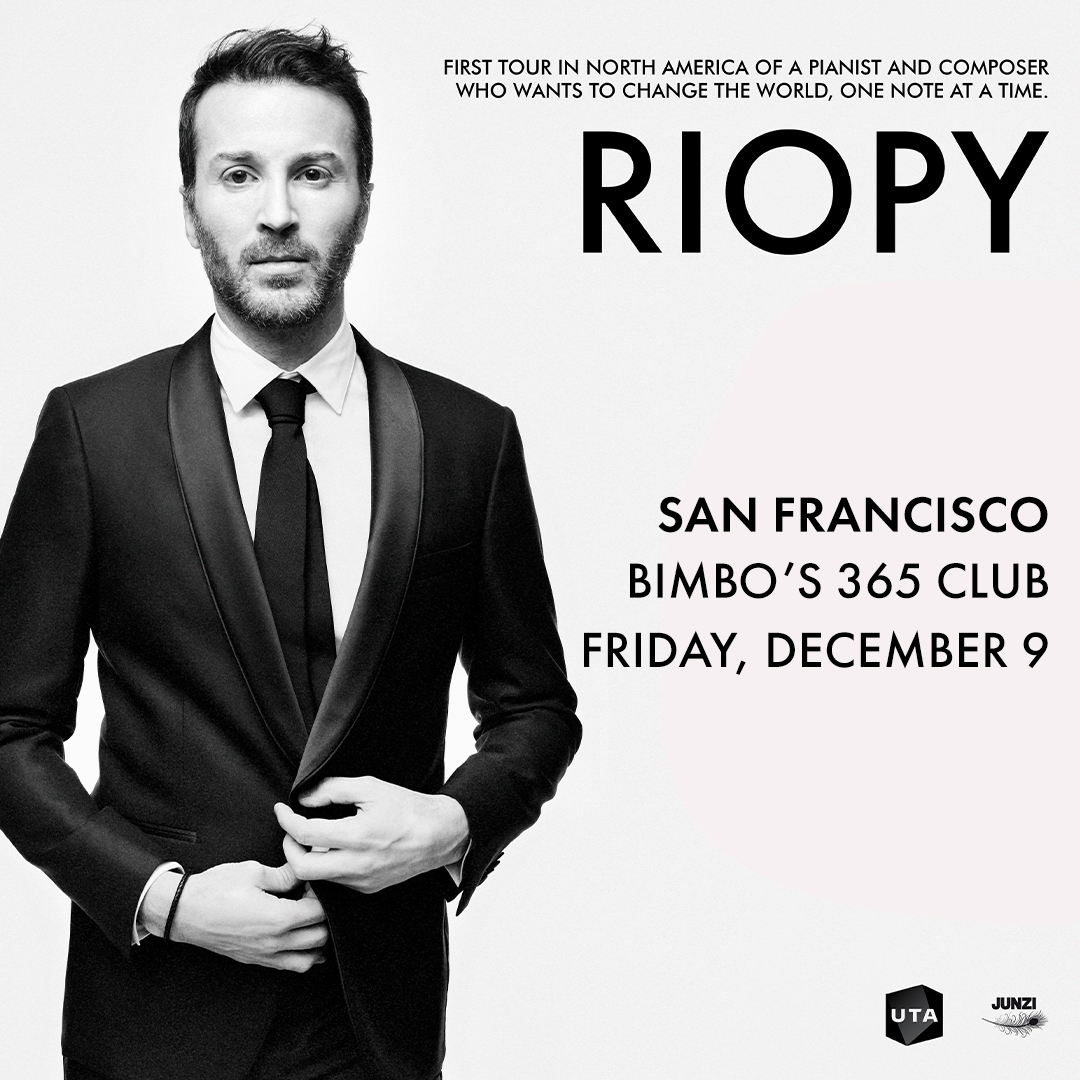 Bimbos365Club's tweet photo. Just Announced! 🌟 @riopymusic is coming to Bimbo's on Fri, 12/9/22!

🎟️ - On sale THIS WED 6/8 @ 12pm! https://t.co/FQSPkdG2BB