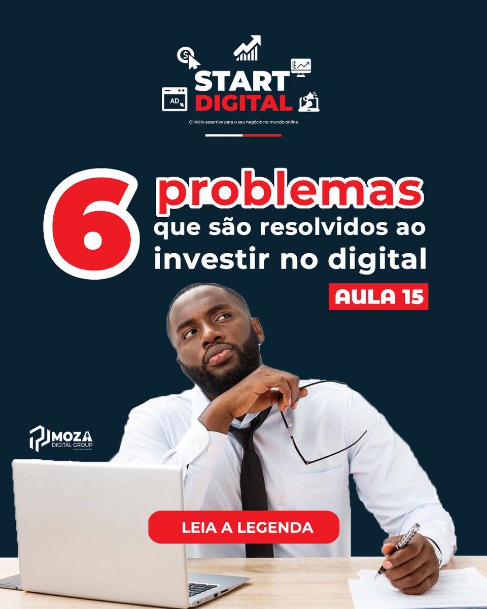 pilmoza's tweet photo. Quer saber quais são os 6 problemas mais comuns que muitos negócios tem na internet?

Vamos te explicar melhor na aula 15 do treinamento START DIGITAL.

Acesse a aula agora pelo https://t.co/shTBlQtAqF

#negocios #marketingdigital #pilmoza https://t.co/EmWT1AfwiX