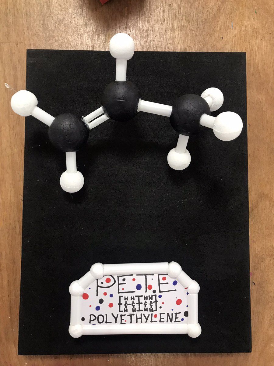 StJosephsDT's tweet photo. Year 7 creating Polymer chains for their homework. Amazing efforts! https://t.co/liiDJkE6VY