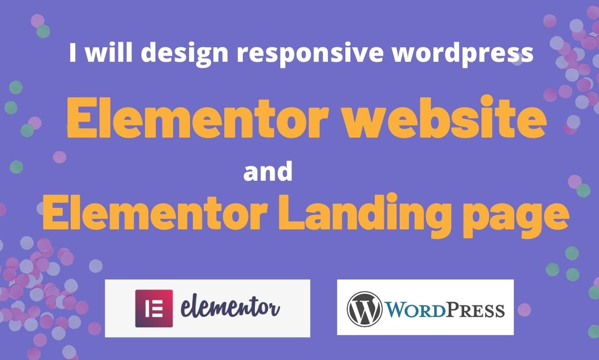 I will design wordpress elementor website and elementor landing page

Hire me:fiverr.com/share/ox18ZG

#elementorPro #wordpressElementor #elementorWebsite #landingPage #elementorExpert #wordpressWebsite #responsiveWebsite #creativeWebsite #WWDC22 #PremiosMTVMIAW