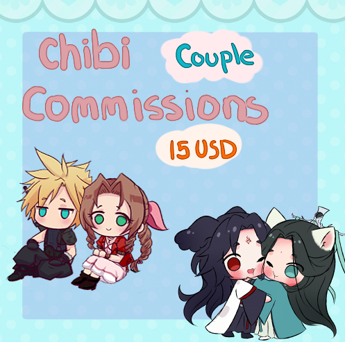 Flo_ecco's tweet photo. Chibi commissions open ✨

🌸Full payment via Paypal
🌸start with the commission once it is paid
🌸important➡️ send me references
🌸any couple is ok👍
🌸if u're interested, you can send me a DM 

RT's are appreciated 💖 https://t.co/MDCvtgFCTm