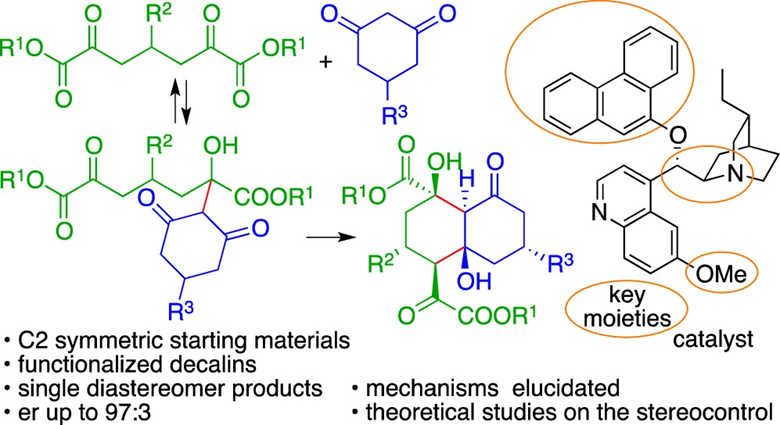 JOC_OL's tweet photo. Just out in #JOC from Fujie Tanaka et al., a catalytic enantioselective aldol-aldol annulation reaction that constructs 5 to 6 strereocenters, with the mechanisms for the catalysis and stereocontrol elucidated. Learn more here: https://t.co/Z5IJ6KVvIg https://t.co/tFrxCqwtq0