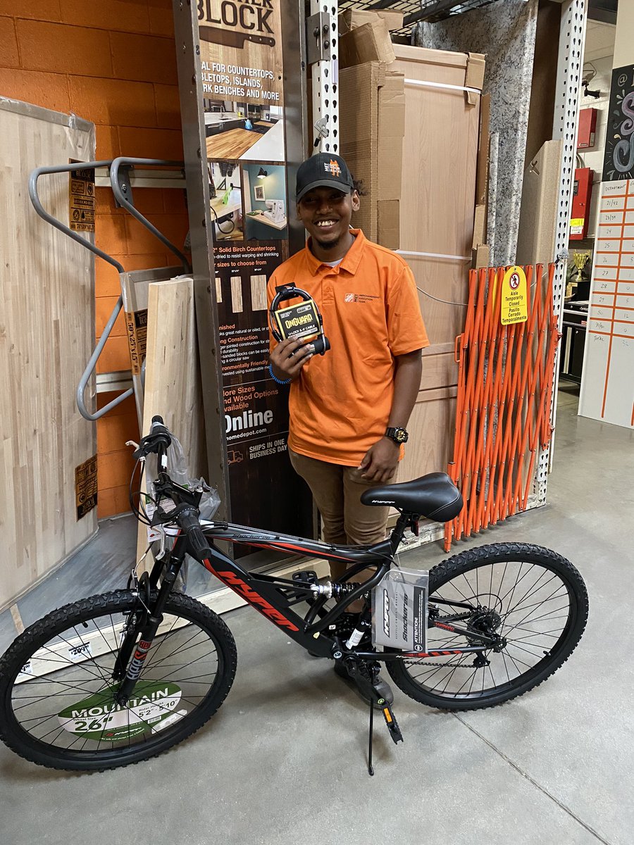 What a great company <a href="/hd0262/">The Home Depot 0262</a>. We are able to take care of associates in need. Junior’s bike was stolen from the store while he was at work. Well we take care of our people and got him a new bike and heavy duty bike lock. <a href="/luisjoelm/">Luis Mendez</a> <a href="/RickGTHD/">RickGTHD</a> <a href="/hdKimP/">Kim Pisarski</a> <a href="/HDMichelle262/">Michelle Collins</a>