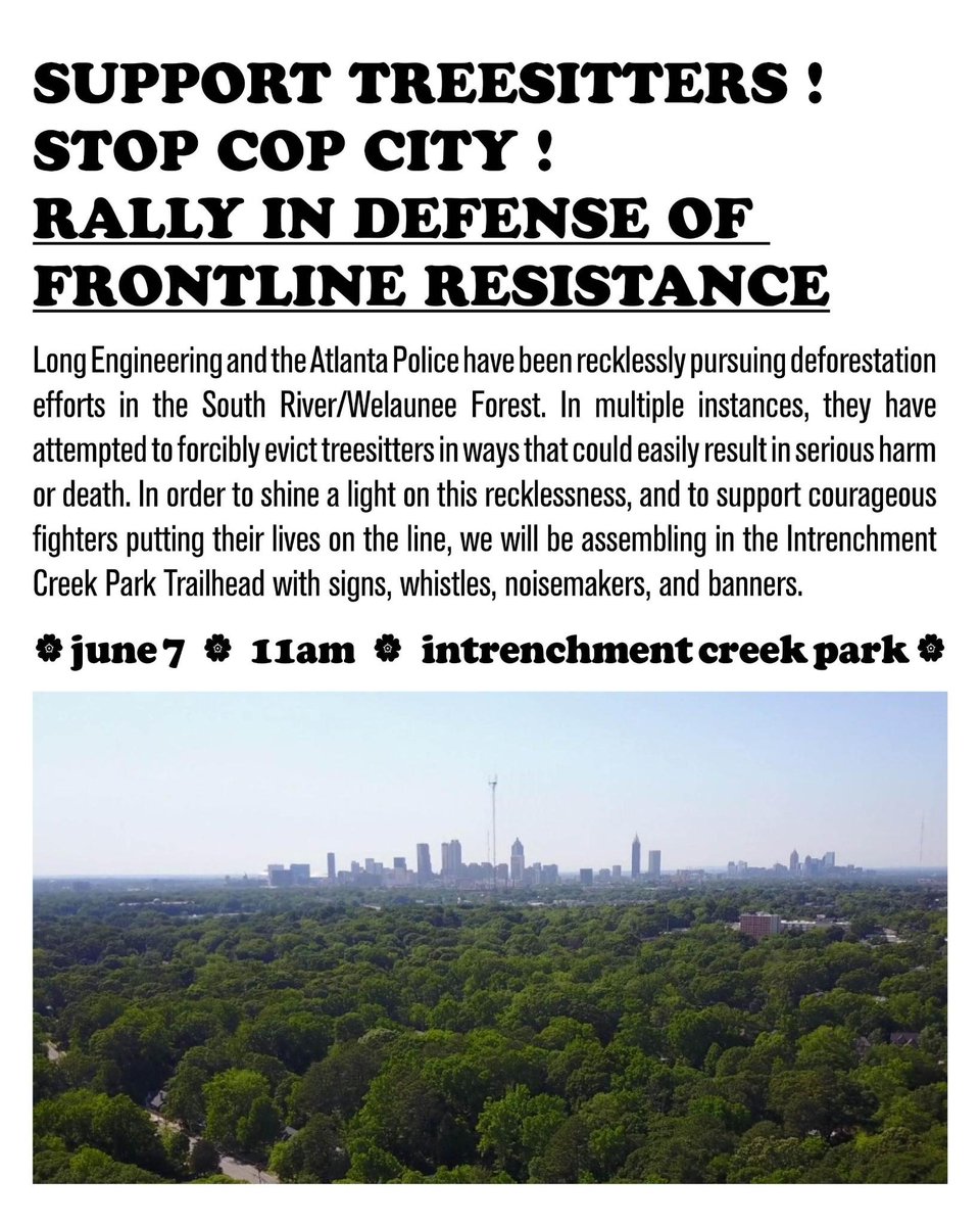 Defend the Atlanta Forest/Stop Cop City tweet media