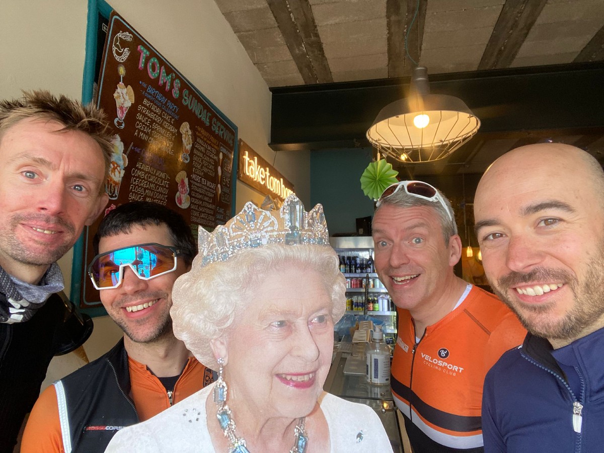 Jubilee Sunday ride adventures into the Surrey hills and down to Brighton and back again. Good work chaps!