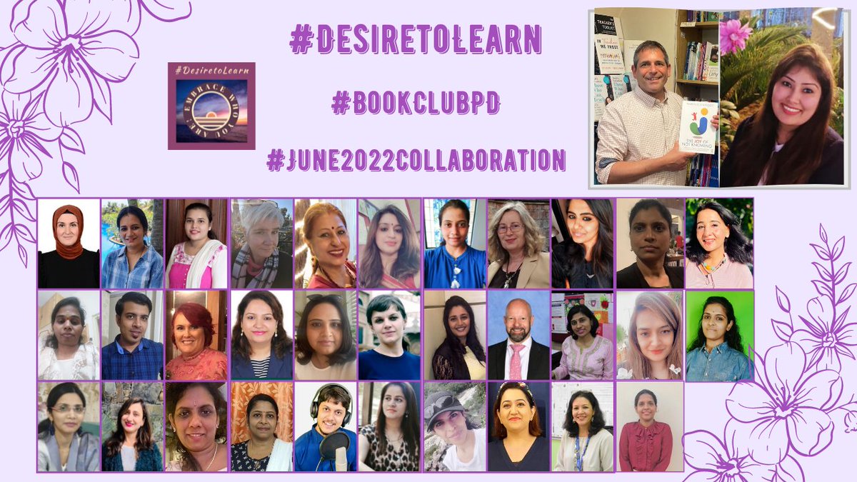 Bhavnaa Mathew| 🌏#GoalsProject #TeachSDG (@mathewbhavna) on Twitter photo 'Connect , Collaborate & Create' .. that's the mantra I believe in ! Looking forward to meet all the amazing educators from across the globe for #DesiretoLearn #BookClubPD 3.0 who signed up this year. 
This year we will be exploring #JONK book <a href="/MStaricoff/">Marcelo Staricoff FCCT, NPQH, PhD</a> stay tuned for more .. 'Connect , Collaborate & Create' .. that's the mantra I believe in ! Looking forward to meet all the amazing educators from across the globe for #DesiretoLearn #BookClubPD 3.0 who signed up this year. 
This year we will be exploring #JONK book <a href="/MStaricoff/">Marcelo Staricoff FCCT, NPQH, PhD</a> stay tuned for more ..