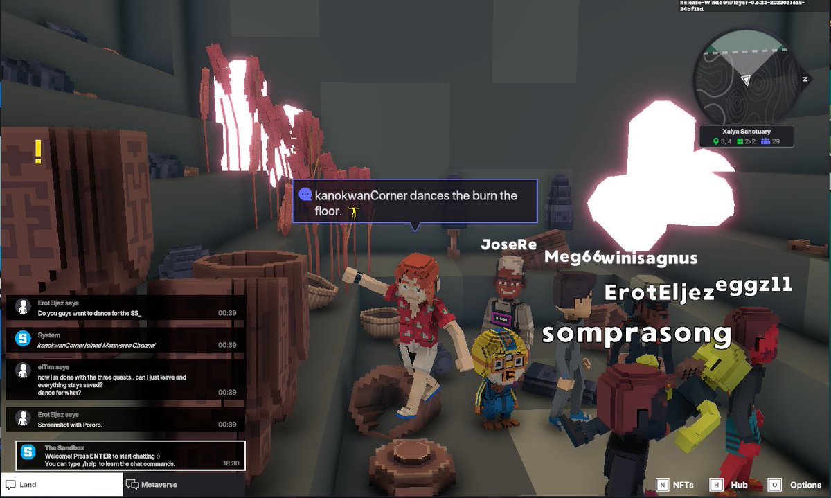 CornerKanokwan's tweet photo. @TheSandboxGame I just participated in the #TheSandbox weekly contest for a chance to win 200 mSAND! I found Pororo, check out my screenshot below!
👇

Here I am !!! https://t.co/GO8aBeiJG7