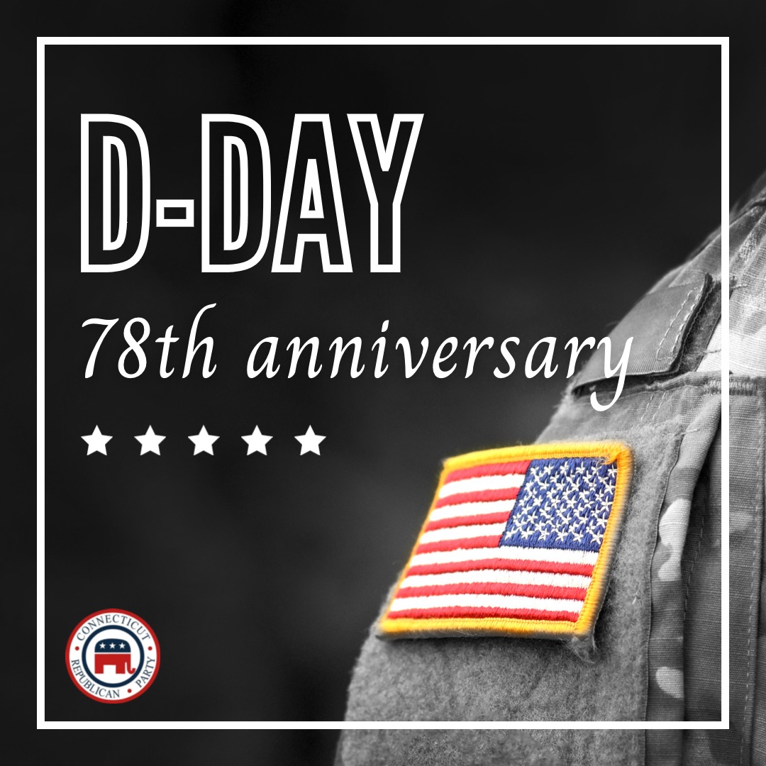 CTGOP's tweet photo. The eyes of the world are upon you. The hopes &amp; prayers of liberty-loving people everywhere march with you... You will bring about the elimination of Nazi tyranny over the oppressed peoples of Europe, &amp; security for ourselves in a free world.

—Eisenhower, Letter to Allied Forces https://t.co/V1oDRhE2KT