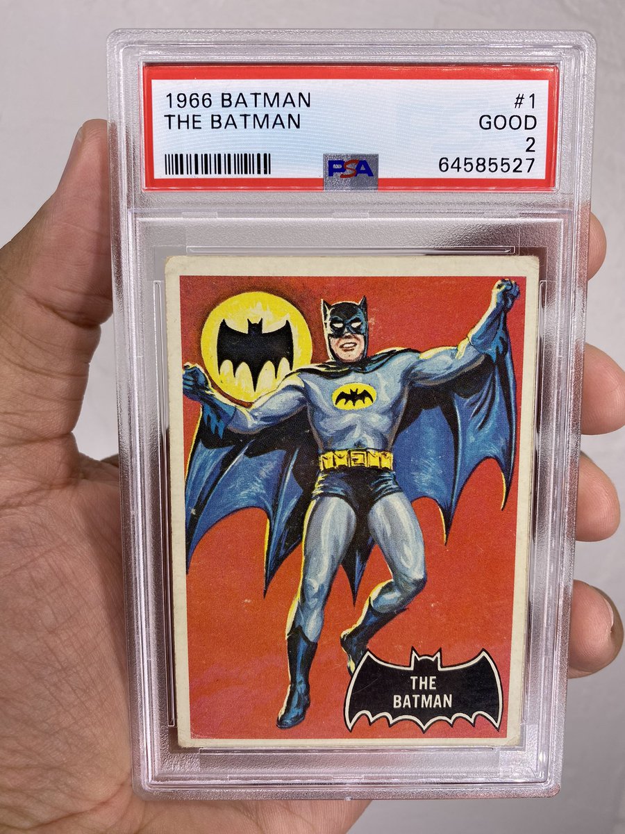 The Batman rookie is back from PSA.  Real vintage non-sports with soft corners and all! #collectwhatyouwant