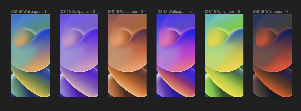 I remade the iOS 16 wallpaper in <a href="/figma/">Figma</a>, and published it to the community. #WWDC22 Find it here: figma.com/community/file…