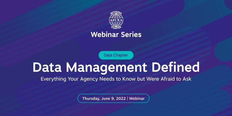 Xgility is proud to sponsor <a href="/AFCEABethesda/">AFCEA Bethesda</a>'s upcoming webinar on June 9th. Hear government decision-makers discuss data management best practices, policies &amp; solutions that agencies can implement to optimize data as a strategic asset. Register Now: hubs.la/Q01cXn4f0