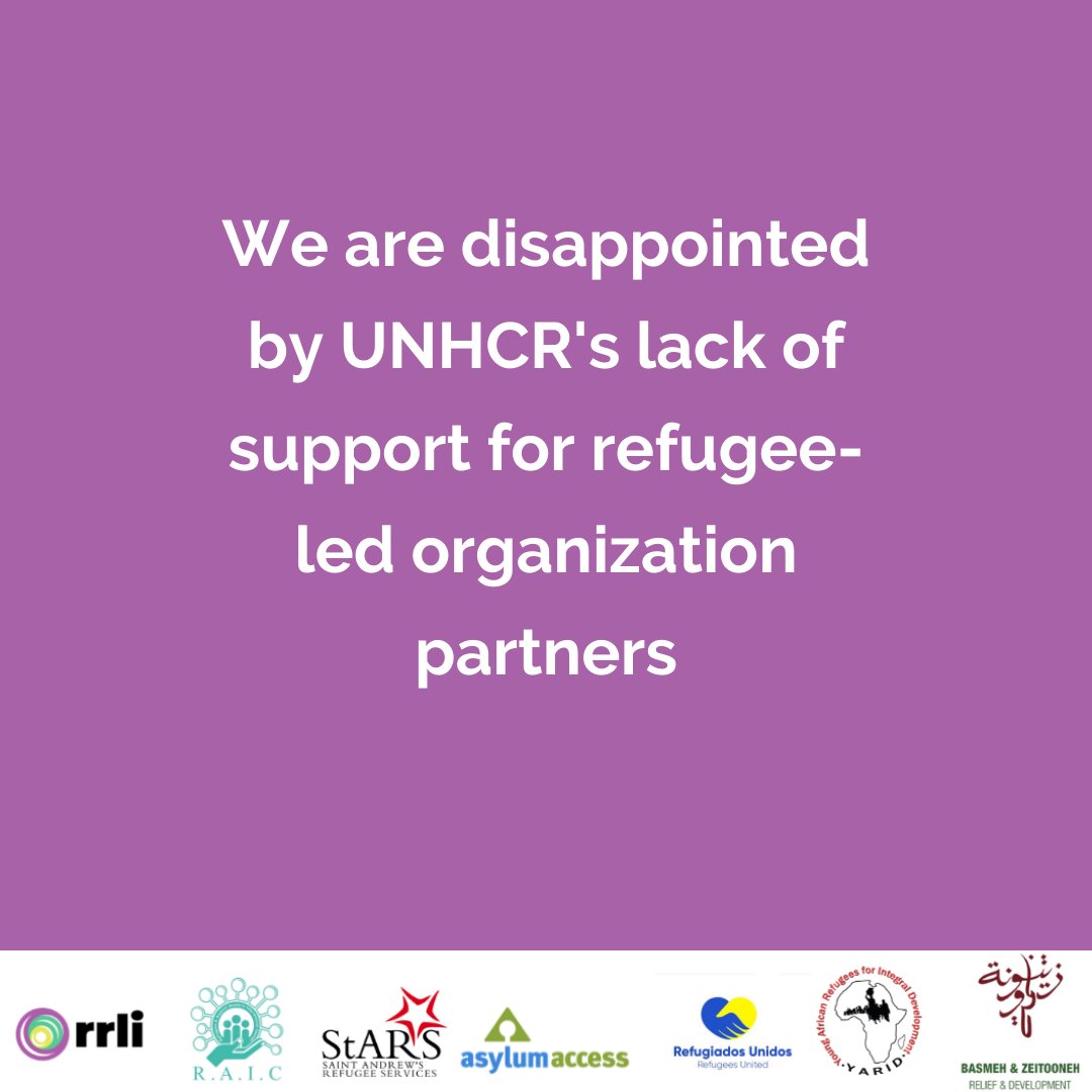 refugeeslead's tweet photo. RRLI coalition &amp; our peer orgs report that collaboration with @Refugees remains challenging.RLOs remain excluded from funding streams,strategy dvpt &amp; decision-making processes. Read our open letter to @FilippoGrandi: 
https://t.co/LLlZ1WbRCX
#RefugeesLead #EquitablePartnerships https://t.co/yVc96TCoK8