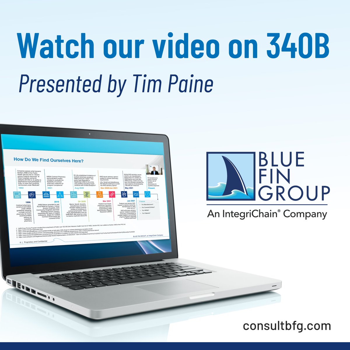 Have questions on 340B?  Click here to watch our video: bit.ly/3xbL1bL

#340B #timpaine #timothypaine #bluefingroup #340bsimplified #Hospital340B #drugprogram #pharmacy #pharmajobs #drugdiscounts #specialtypharmacy #compoundpharmacy