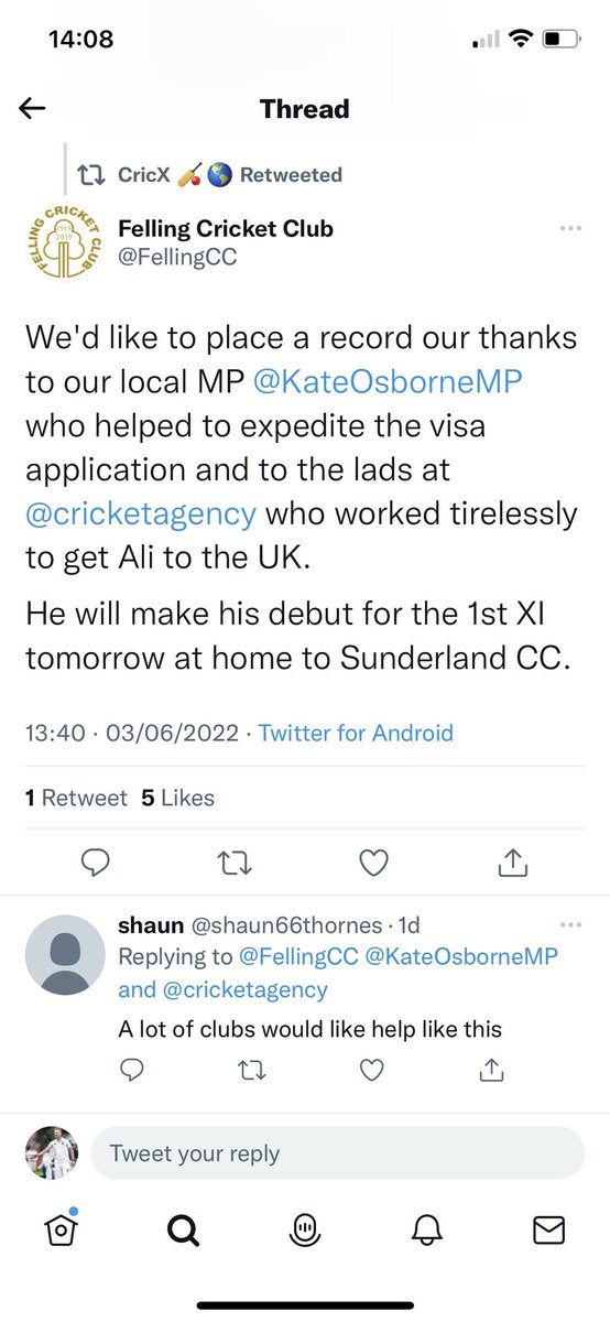 Leamington Cricket tweet media