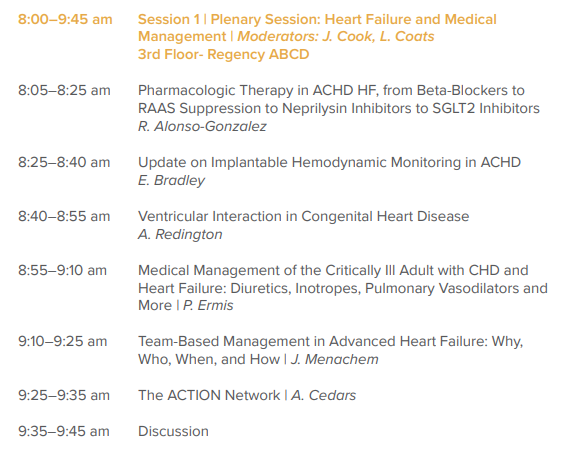 We are just getting started! #ACHD2022 begins June 8 w/ #ACHD #heartfailure.  And outstanding faculty: <a href="/LouiseCoats7/">Louise Coats</a> <a href="/ralogon/">Rafa Alonso</a> <a href="/drelisabradley/">Elisa Bradley</a> <a href="/DrPeterTX/">Peter Ermis</a> <a href="/menachem_j/">Jonathan Menachem</a> <a href="/AriCedars/">Ari Cedars</a> (n.b., we've asked Prof Redington to put down the slide 📏 &amp; join #CardioTwitter) #ACHD