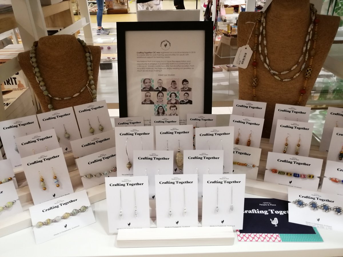 We restocked our shelf at SDX Glasgow today! Thanks to the lovely team of people who run the store and support Scottish Makers.