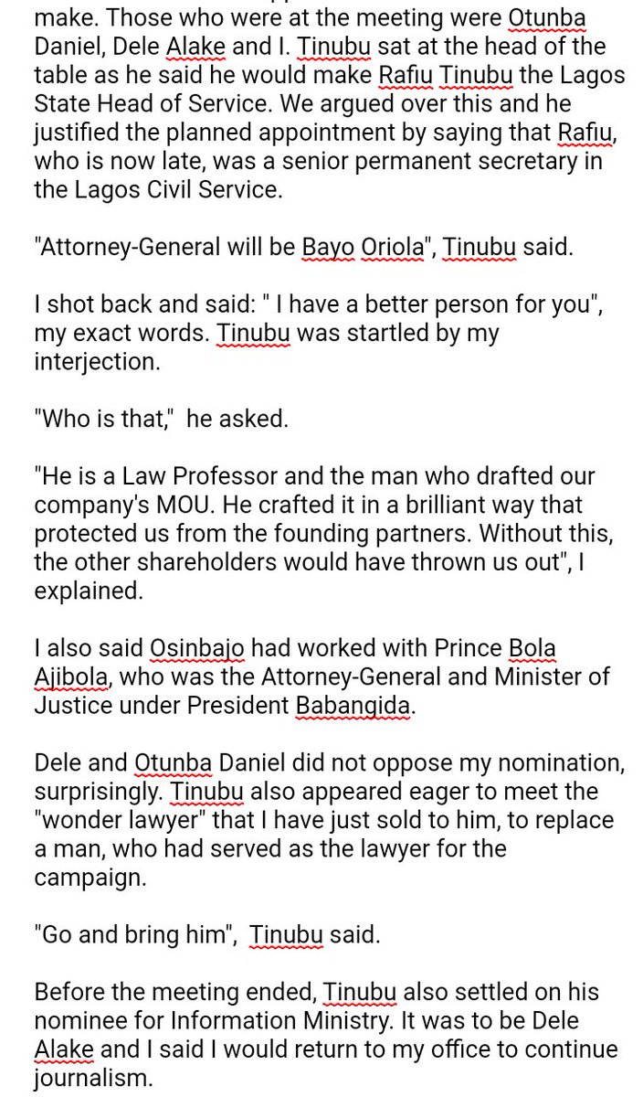 cbngov_akin1's tweet image. Tinubu and Osinbajo: The true story of how they met

By Bayo Onanuga 

I never wanted to write this story but I was inspired to do so today, following Buba Galadima's interview with the Punch on Monday. Buba struck a chord when he spoke about the issue of trust in the....