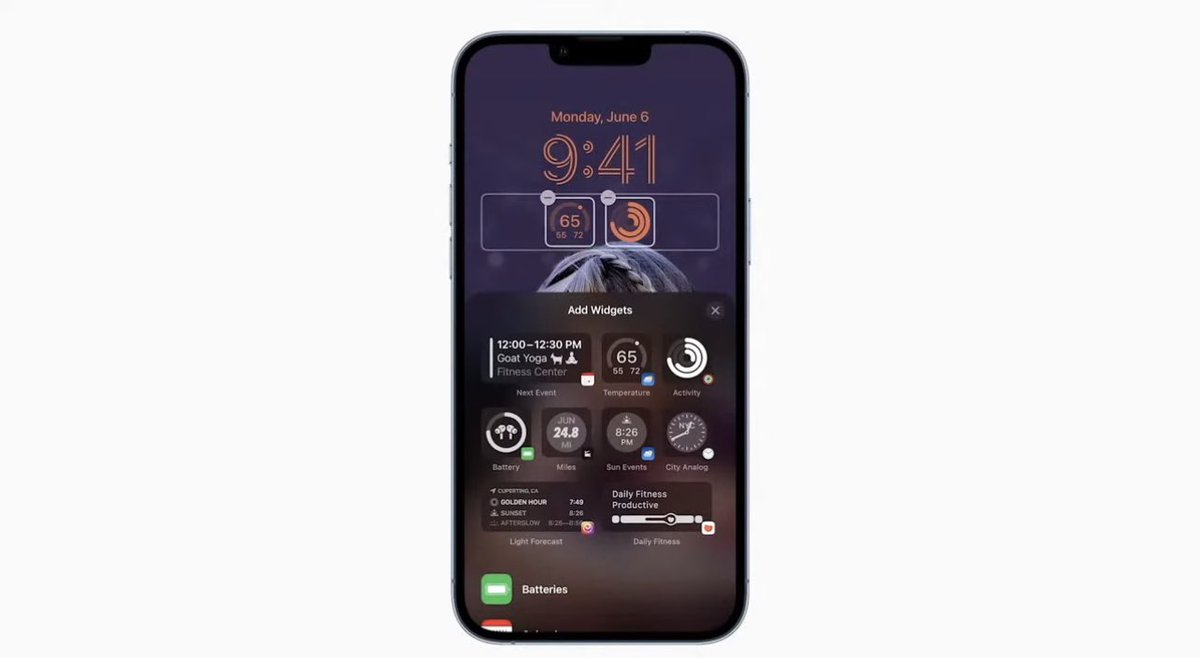 MattRobbt's tweet image. I can’t believe the day us come were IOS has a customisable lock screen with widgets 🤯

What do you guys think of this?

#ios16 #applewwdc #ioslockscreen #iphonelockscreen