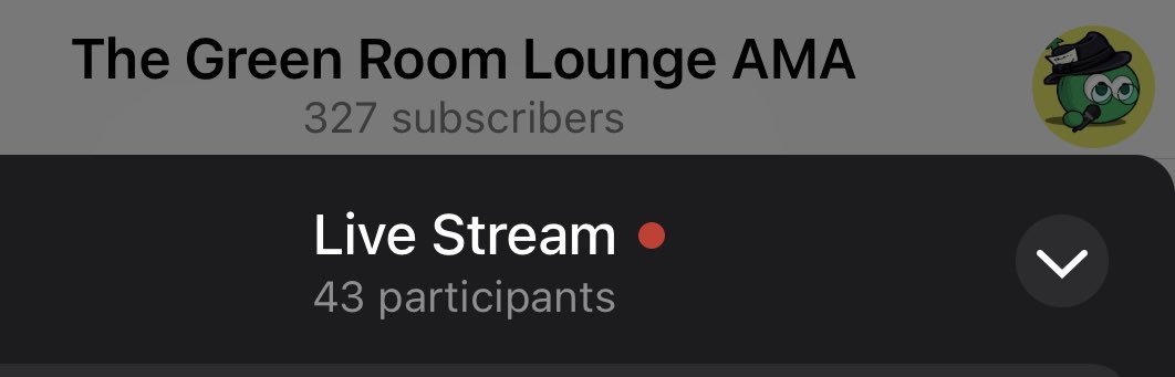 Our first AMA has started and we are over 40 people!
Don't miss out, at the end of the AMA the best 5 questions will receive $60 each!

AMA link:
t.me/TheGreenRoomLo…