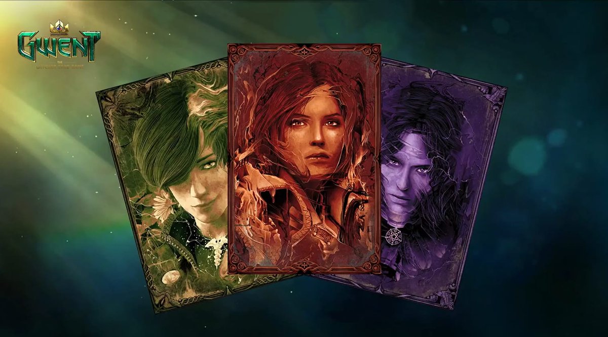valegeekoficial's tweet photo. A beleza dos novos cardbacks do patch 10.6 do Gwent 😍
@playgwent @gwentbrasil 
#gwent #thewitcher #cdprojecktred #cardbacks https://t.co/1V8f6PSWqU