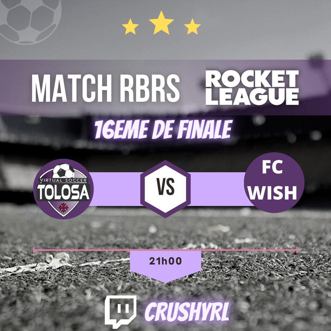 VSTolosa's tweet photo. Dès 21h retrouvez notre team #RocketLeague qui va disputer son 16ème de finale face au FC WISH et ça sera streamé sur la chaîne #Twitch de @CrushyRL #GOVST
⬇️⬇️⬇️⬇️⬇️⬇️⬇️⬇️⬇️⬇️⬇️⬇️ https://t.co/qYZa0mk0Og https://t.co/joMe4hOKBK