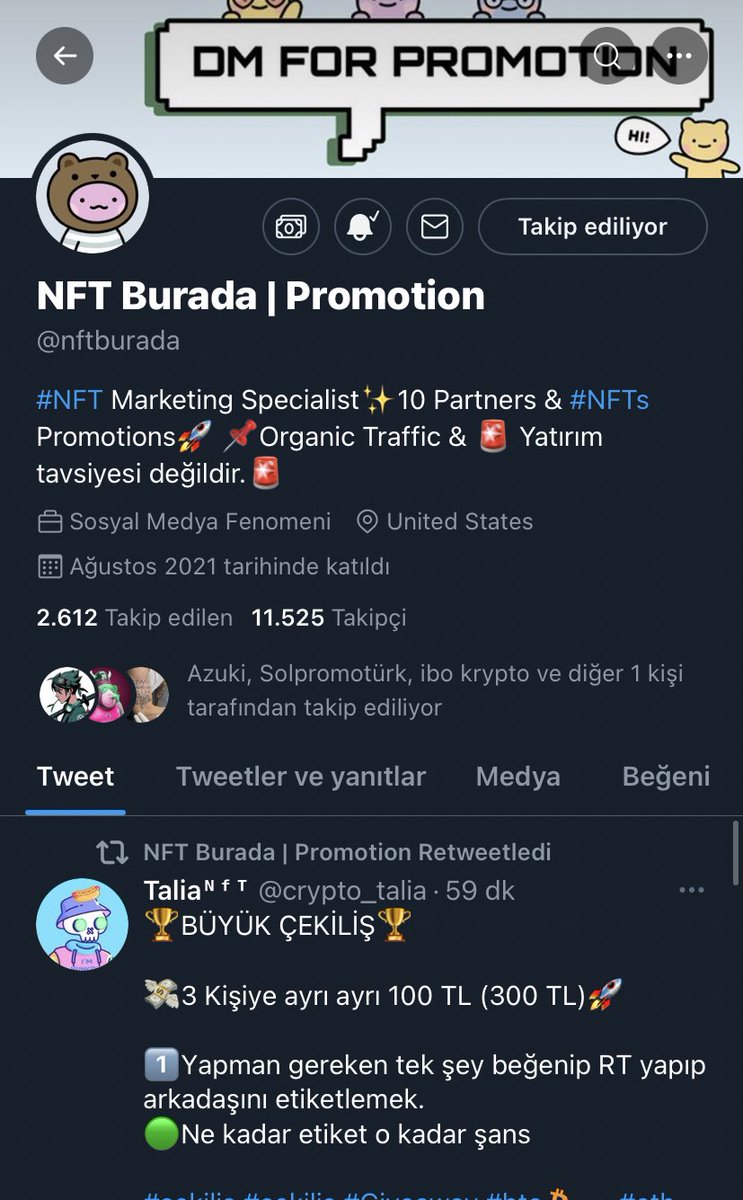 Crycrypto14's tweet photo. @nftburada @ibokriptos @ibokriptos @Farcrypto51 @ibrahimanill https://t.co/JBOXnjljry