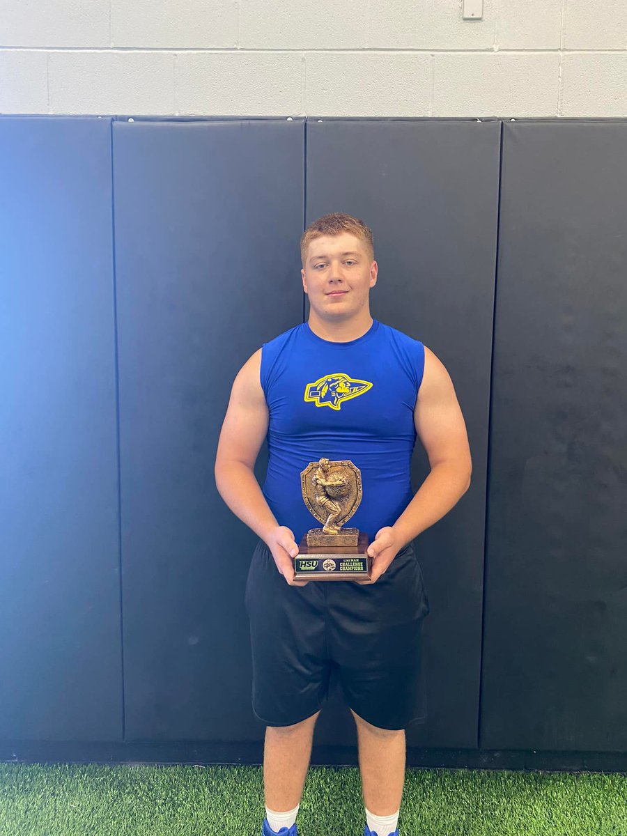 DlineRed2024's tweet photo. HSU Football/Big body Business 
LINEMAN Challenge North DFW D2 champion
1st place headed to Abilene State Challenge June 25th https://t.co/Ac6ANwFbrE