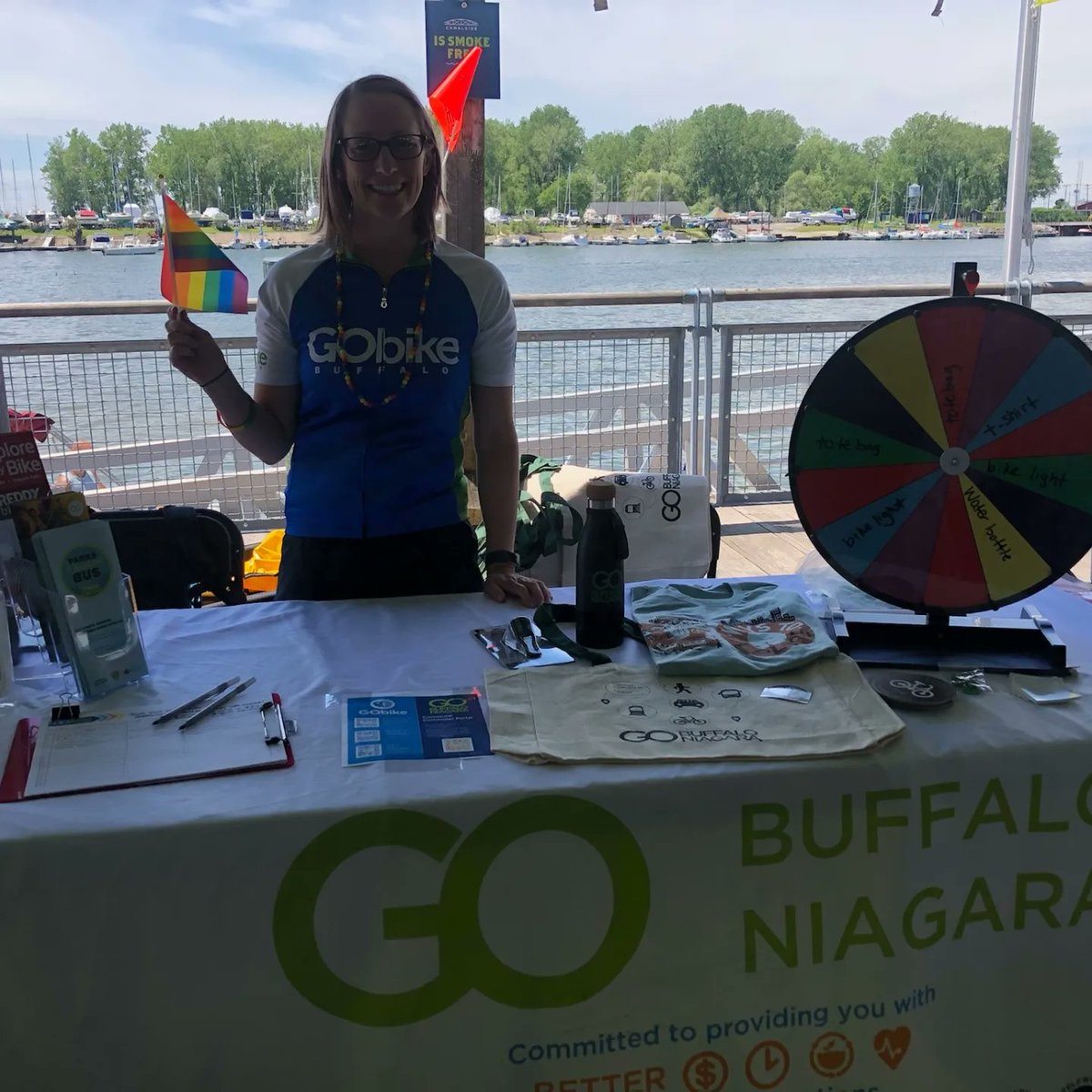 We had a great time talking about sustainable transportation at Pride Fest yesterday!