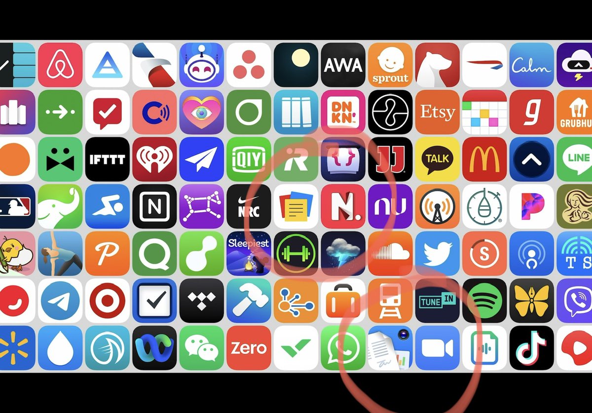 ashokr86's tweet photo. Two of my apps in #WWDC22 #Keynote #Apple @ZohoNotebook @ZohoDocScanner https://t.co/lNbjH2nQJ0