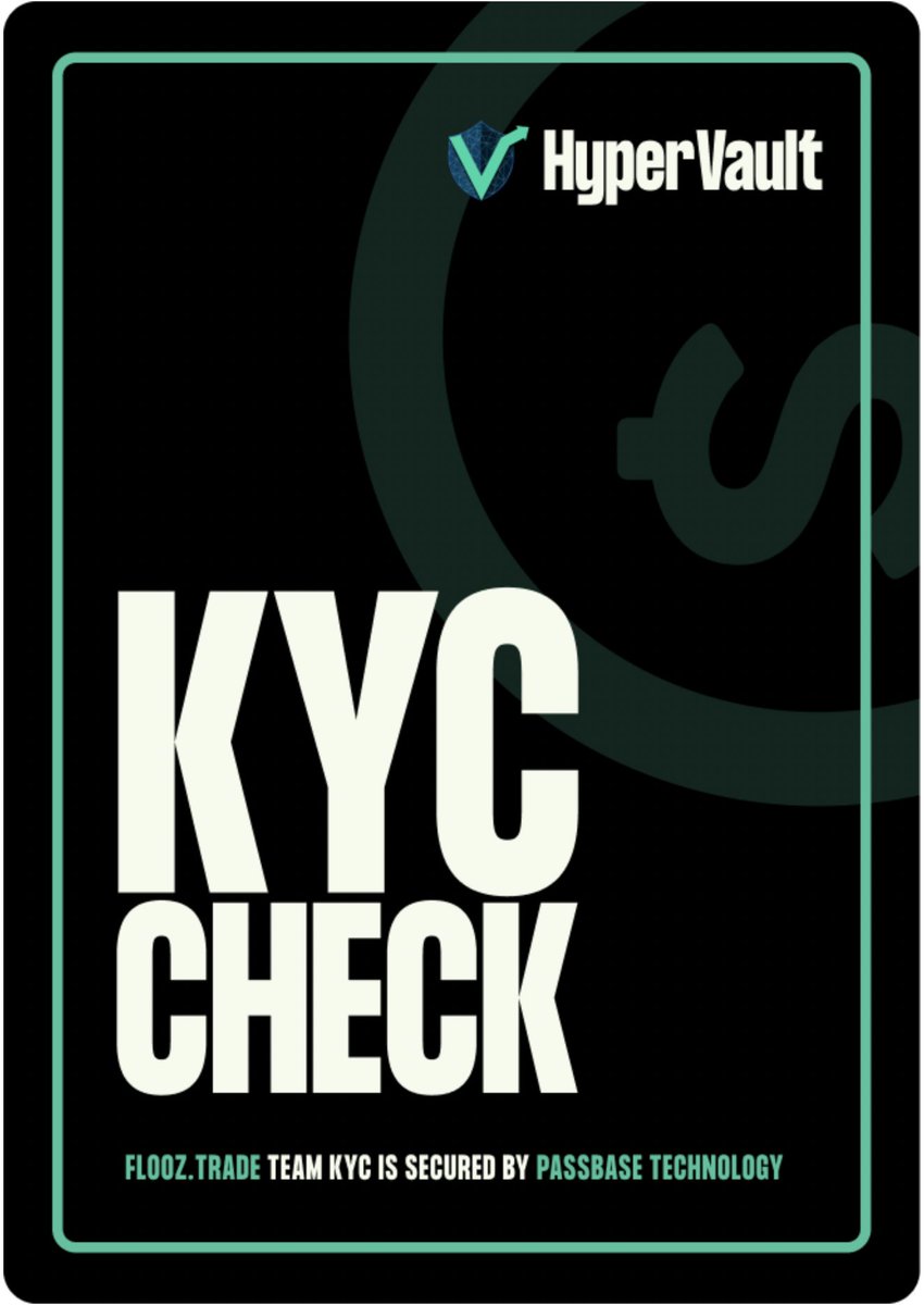 Hyper_Vault's tweet photo. HyperVault has successfully carried out and passed the KYC process with Flooz ✅

https://t.co/vUwazgNVXs

@flooz_inc  #BSC #altcoins #BSCGems #Binance #BinanceSmartChain https://t.co/JEf54OjCAn