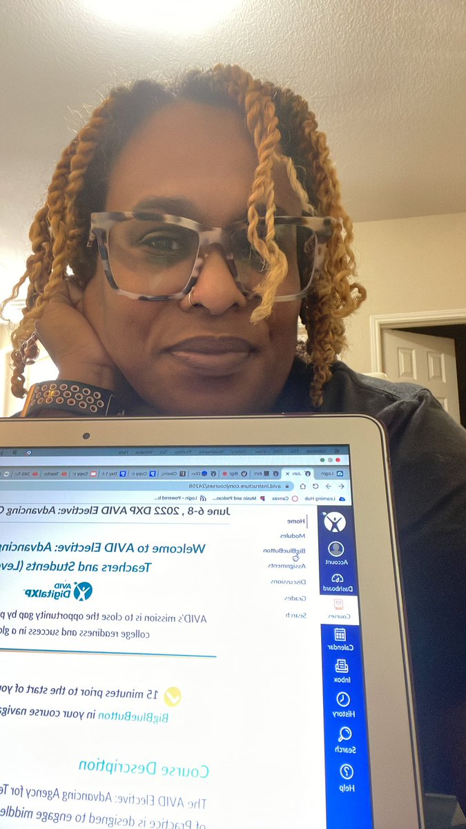 laSragriffin's tweet photo. Big Blue button time @LakeviewMS! Let’s talk about underrepresention and how we’re going to address it! Excited to hear that the AVID elective is beginning to incorporate STEM within the classroom! Bravo AVID! #AVIDXP #closingthestemgap #makeculturaldiversityvisibleinSTEMed https://t.co/rGVyetF4Yx