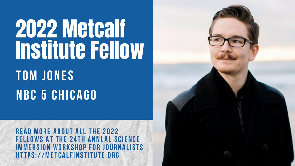 Meet  @TomJonesNBC, investigative journalist for <a href="/nbcchicago/">NBC Chicago</a> and a 2022 #MetcalfAWJ Fellow. As the Midwestern US faces more extreme rain events, the new sources and insights at the workshop will inform Tom's coverage of flooding in Chicago communities.
ow.ly/tqPG50JpMWm