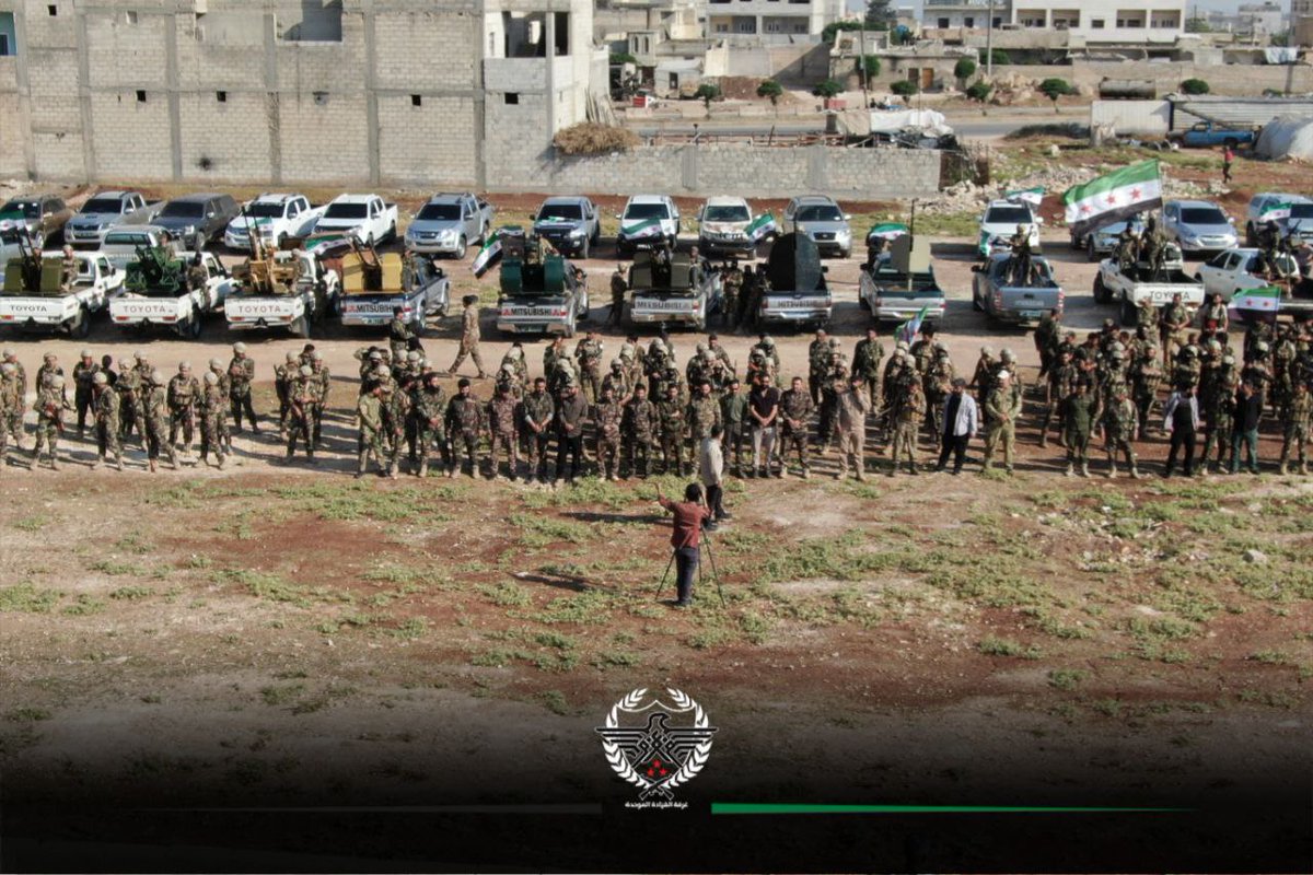 UniLeadership's tweet photo. #غرفة_القيادة_الموحدة
#عزم

قوّات غرفة القيادة الموحدة-عزم ترفع الجاهزية العسكريّة استعداداً للمعارك المرتقبة ضد عصابات "قسد" الإرهابية بريف حلب الشمالي. https://t.co/rdcSTsxs3U