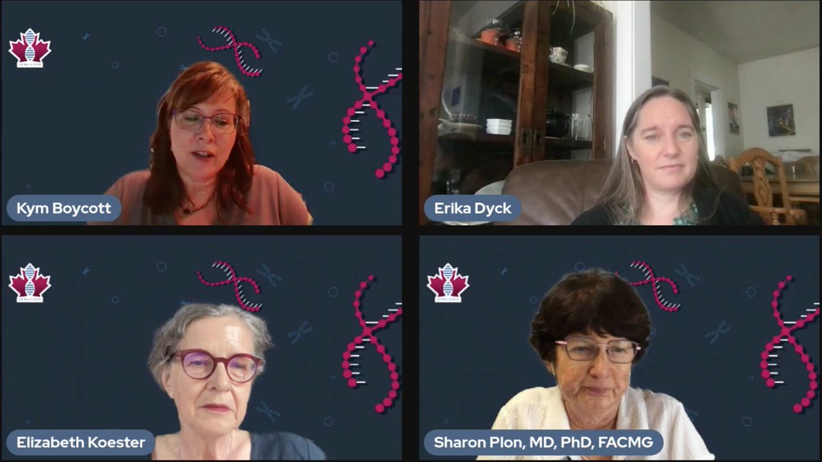 Now at #CCMG2022, all our session speakers are participating in a round table about polygenic risk scores and their ethical considerations